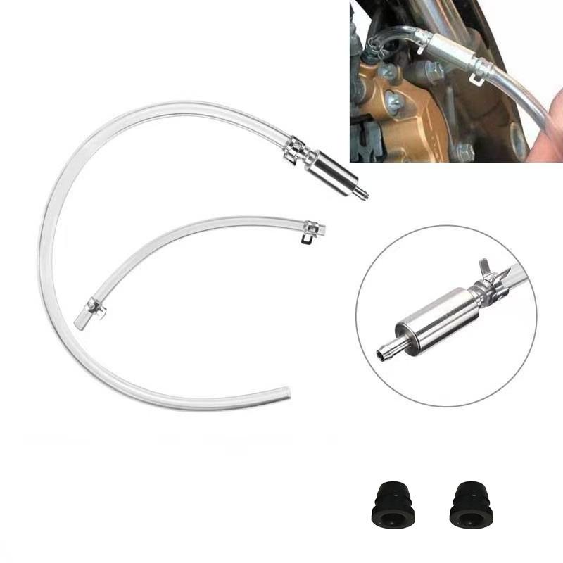 Hydraulic Brake Bleed - Motorrad-Bremsenentlüftungs-Set: Hydraulischer Bremssattel-Entlüftungsschlauch mit 2 Werkzeugen