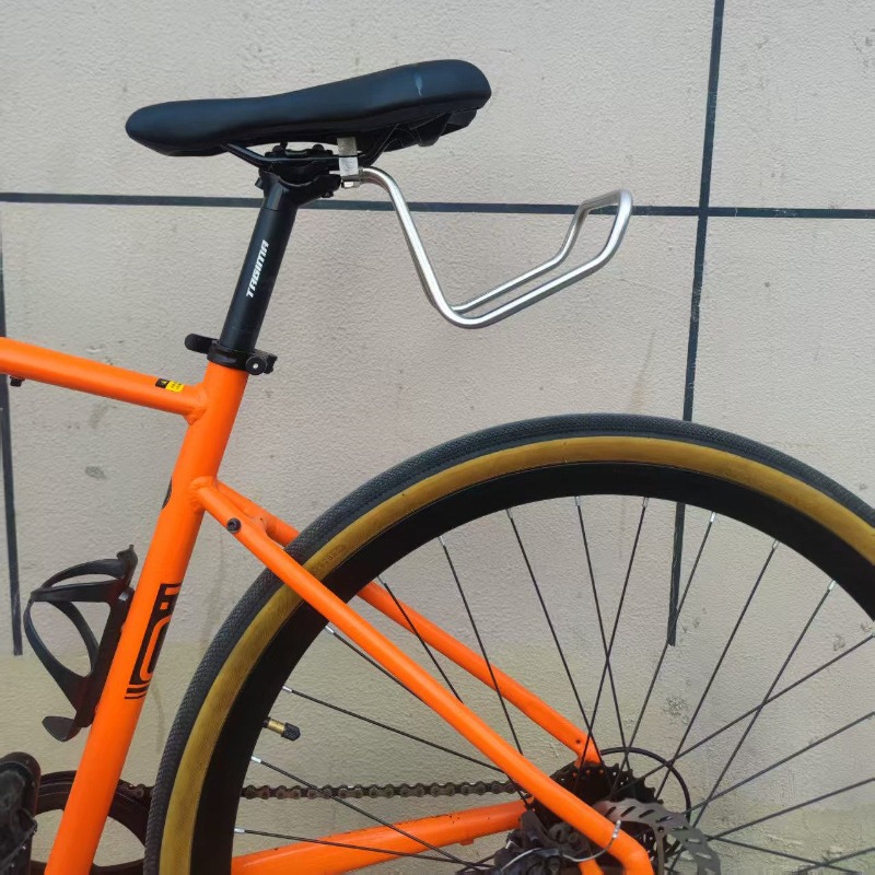 Mountain Biking Bag - Edelstahl-Fahrrad-Gepäckträger, Robuster Leichtgewichtiger Integrierter Fahrrad-Gepäckträger für
