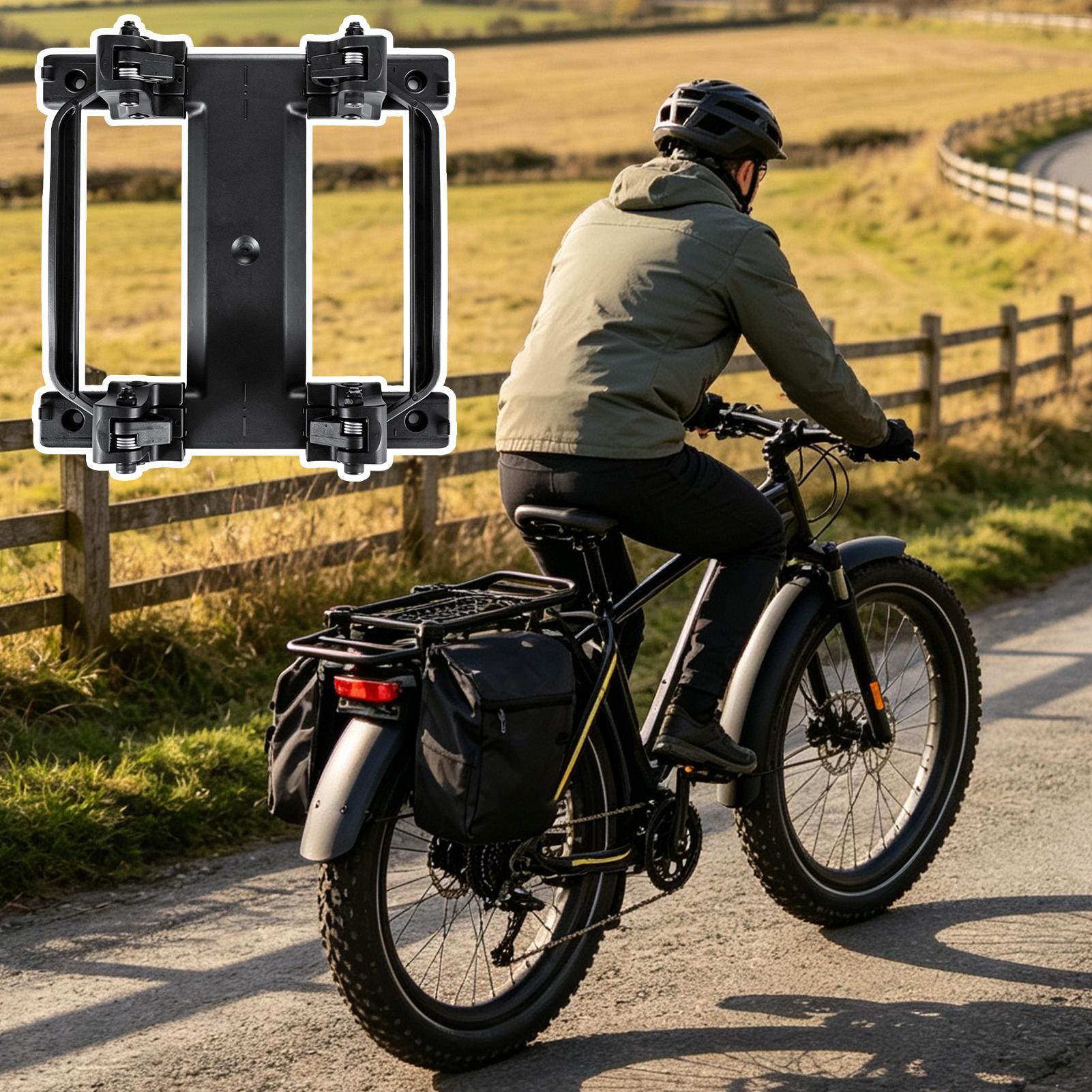 Mountain Biking Bag - Fahrradtaschen-Schnallenhalterung, Schnellverschluss, verstellbare Breite, Halterung für