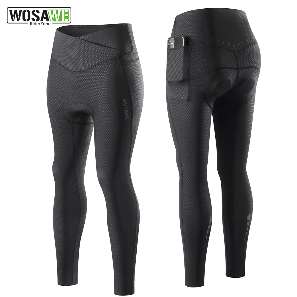 Mountain Biking Pants Women - WOSAWE Damen-Sommer-Radhose, stoßfest, gepolstert, Mountainbike-MTB-Hose, hohe
