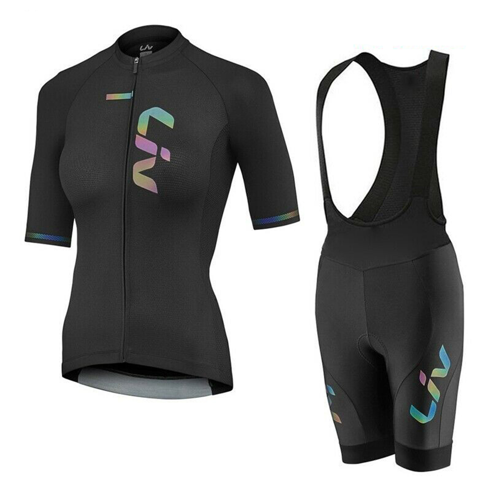 Mountain Biking Pants - LIV Sommer Radfahren Jersey Trägerhose Set