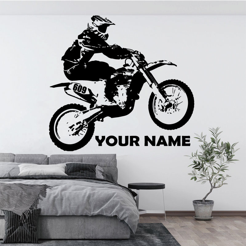 Mountain Biking Extreme - Geschenke für Kinder, anpassbarer Name, Offroad-Motorrad,