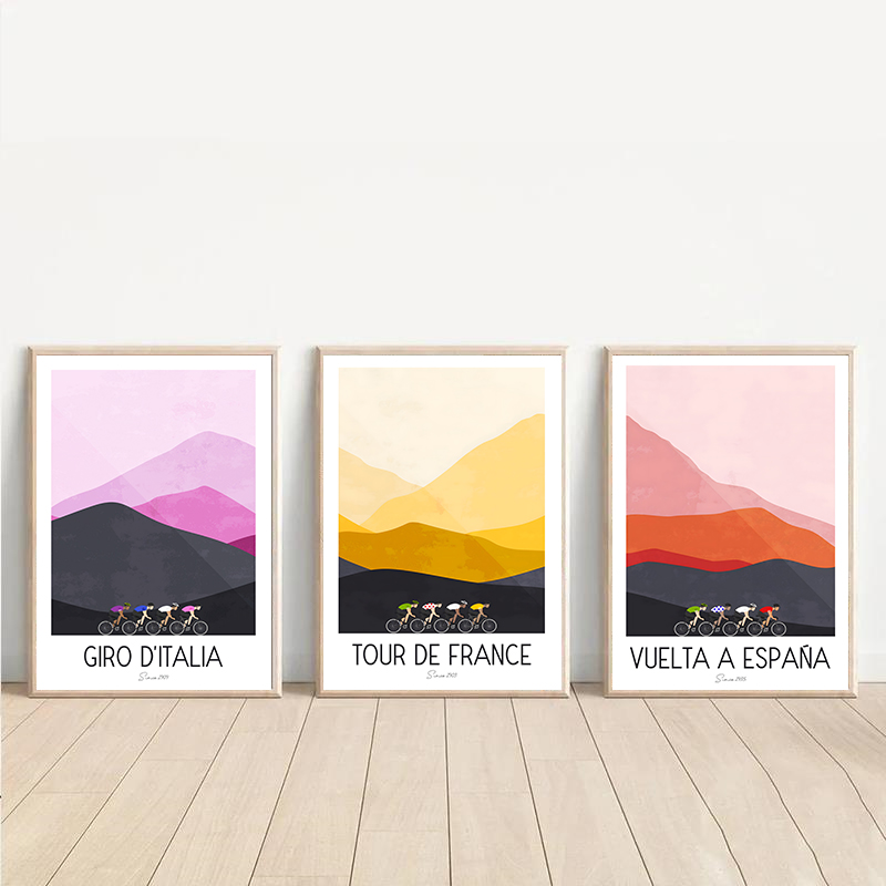 Aquarell Radfahren Rennen Radf – Mountain Biking France Bewertung und Preis