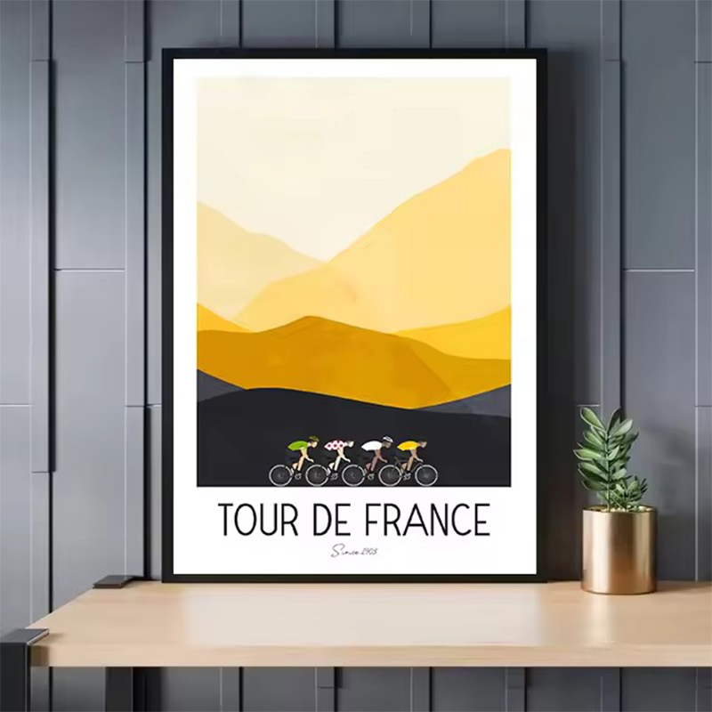 Aquarell Radfahren Rennen Radf – Mountain Biking France Bewertung und Preis