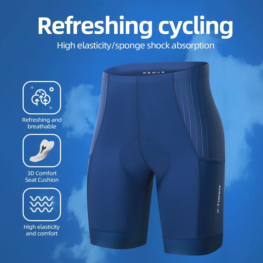 X-TIGER Damen Radhose Trägerho – Mountain Biking Pants Women Bewertung und Preis