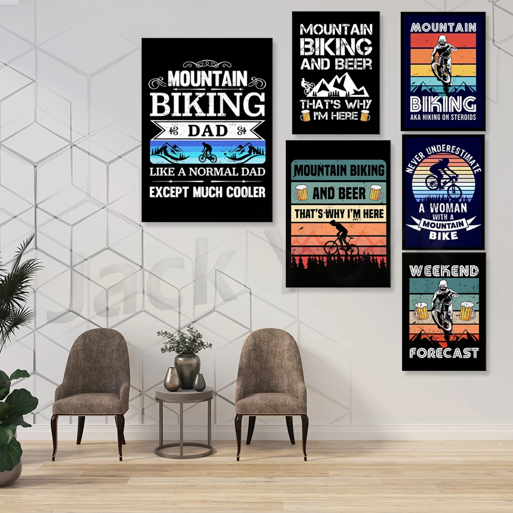 Go Mountain Bike Druck Leinwan – Mountain Biking Extreme Bewertung und Preis